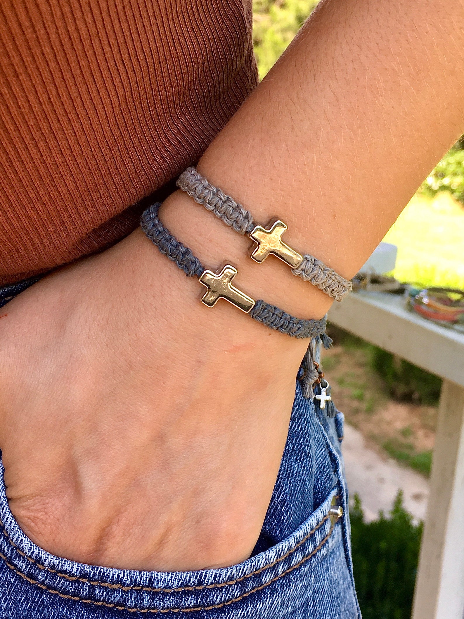 60 Colors Christian Cross Friendship Bracelet organic & Etsy