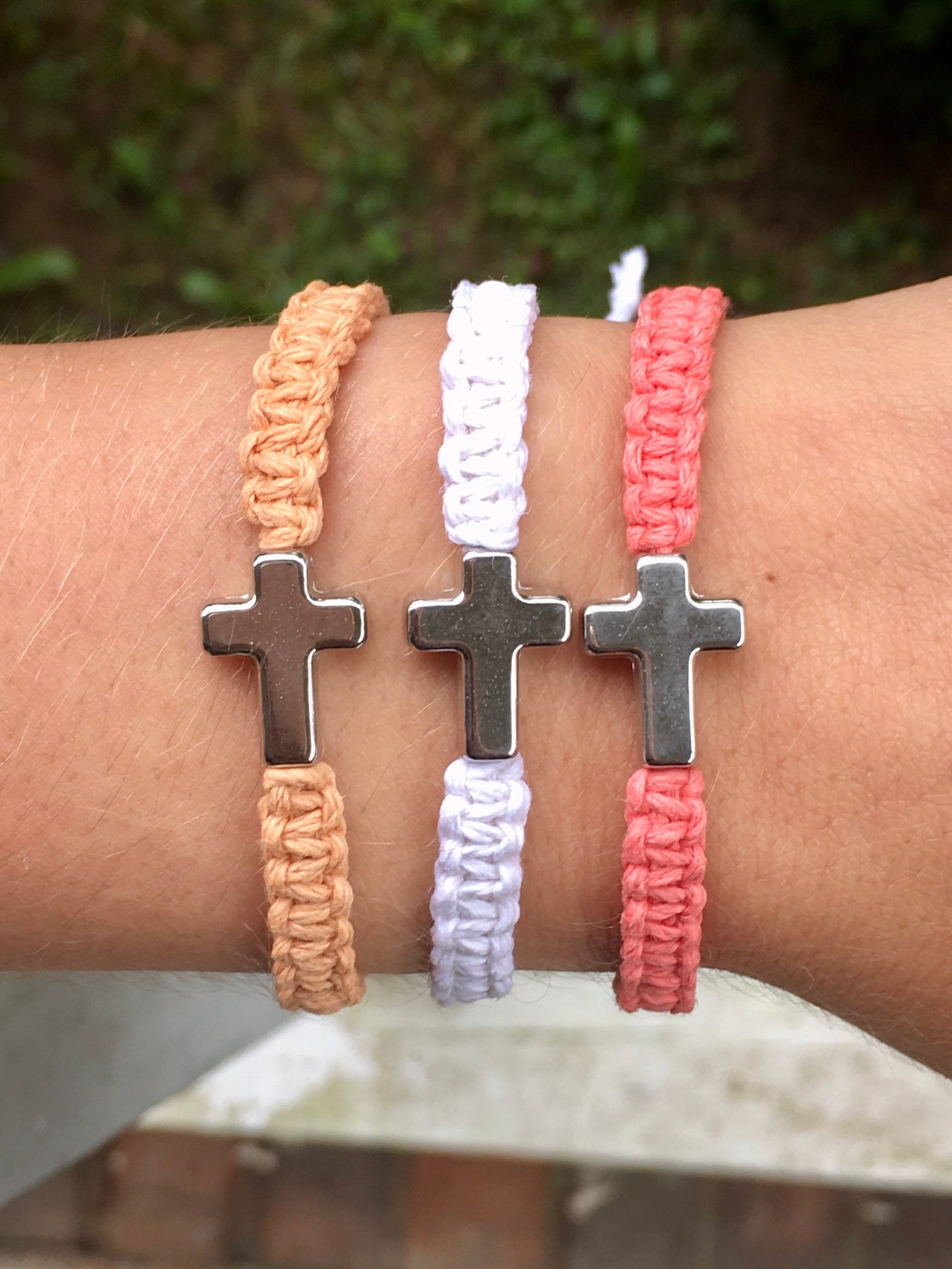 60 Colors Christian Cross Friendship Bracelet organic & Etsy