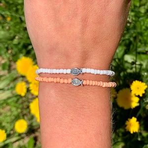 20+ Colors Jesus Fish Beaded Bracelet |minimalist Christian bracelet | Christian Beaded Bracelet | Jesus Fish Jewelry | Christian |