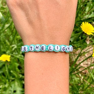 60+ Colors “Be The Light (Matthew 5:14-16)” Christian Friendship Bracelet - WWJD HWLF bracelet - Bible verse bracelet - cross bracelet