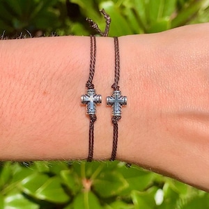 40 Colors Cross Bracelets - Water Resistant cross Bracelet l Christian cross Bracelets | Jesus Bracelets |Christian cross bracelets