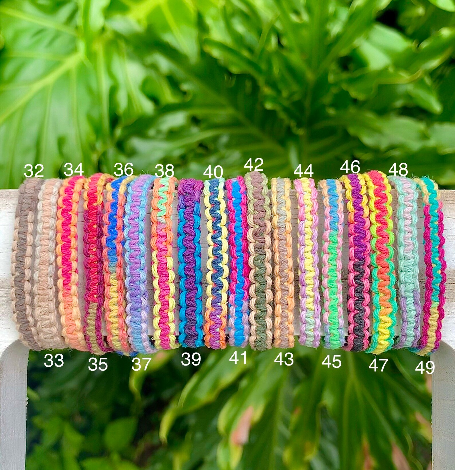 60 Colors HWLF Bracelet Hwlf Christian Friendship Bracelet Etsy