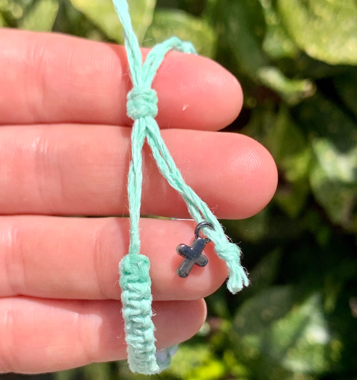 60 Colors jesus Christian Friendship Bracelet With Cross Etsy