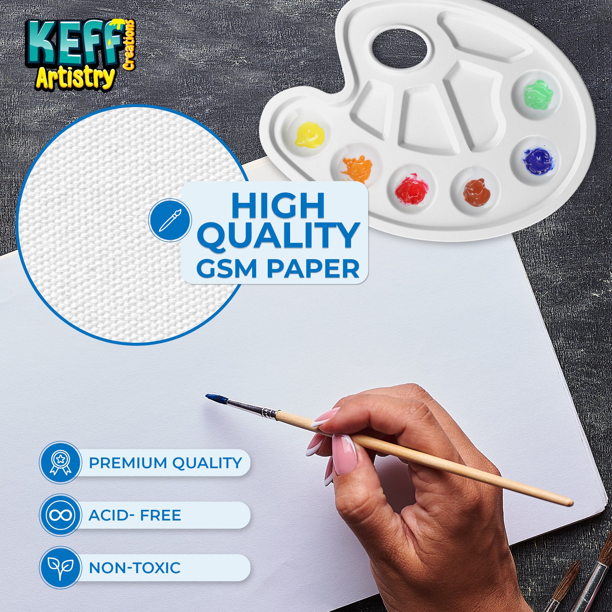 Watercolor Paint Set Watercolor Paint Kit Includes Many Etsy