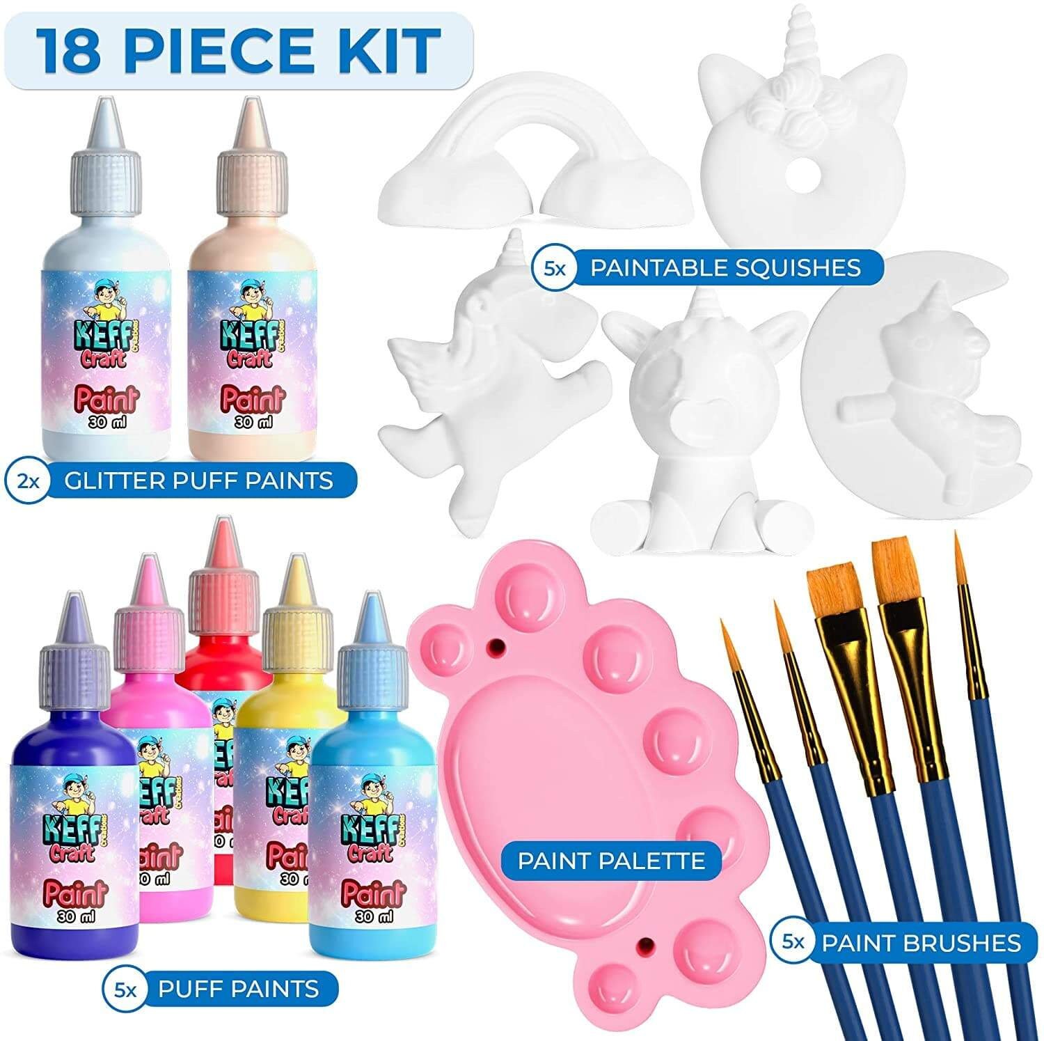 Paint Your own Squishy Squishies Painting Kit for Kids Arts Etsy