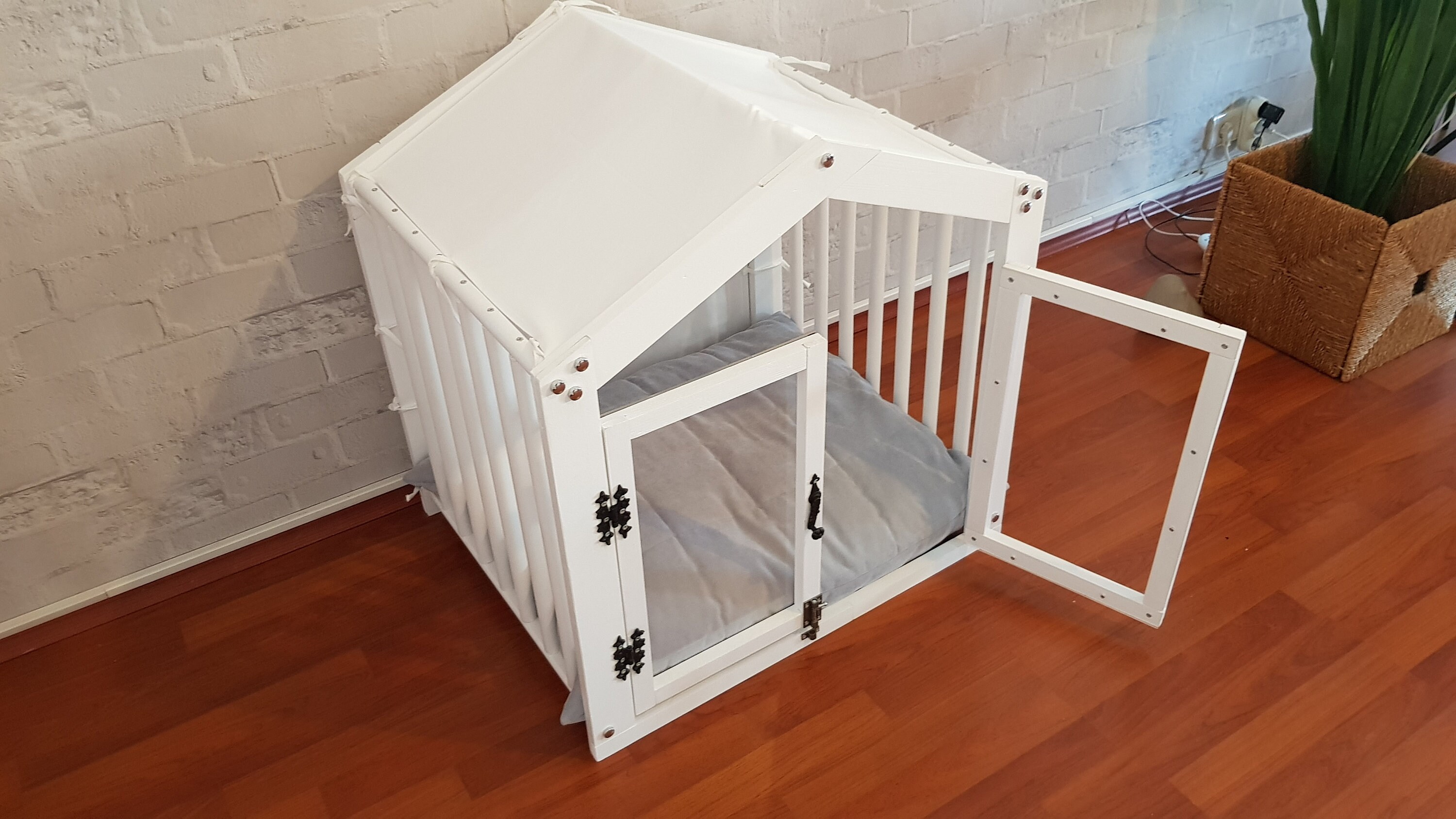 Dog house Dog Crate Modern Dog House Indoor Dog House Wood Etsy