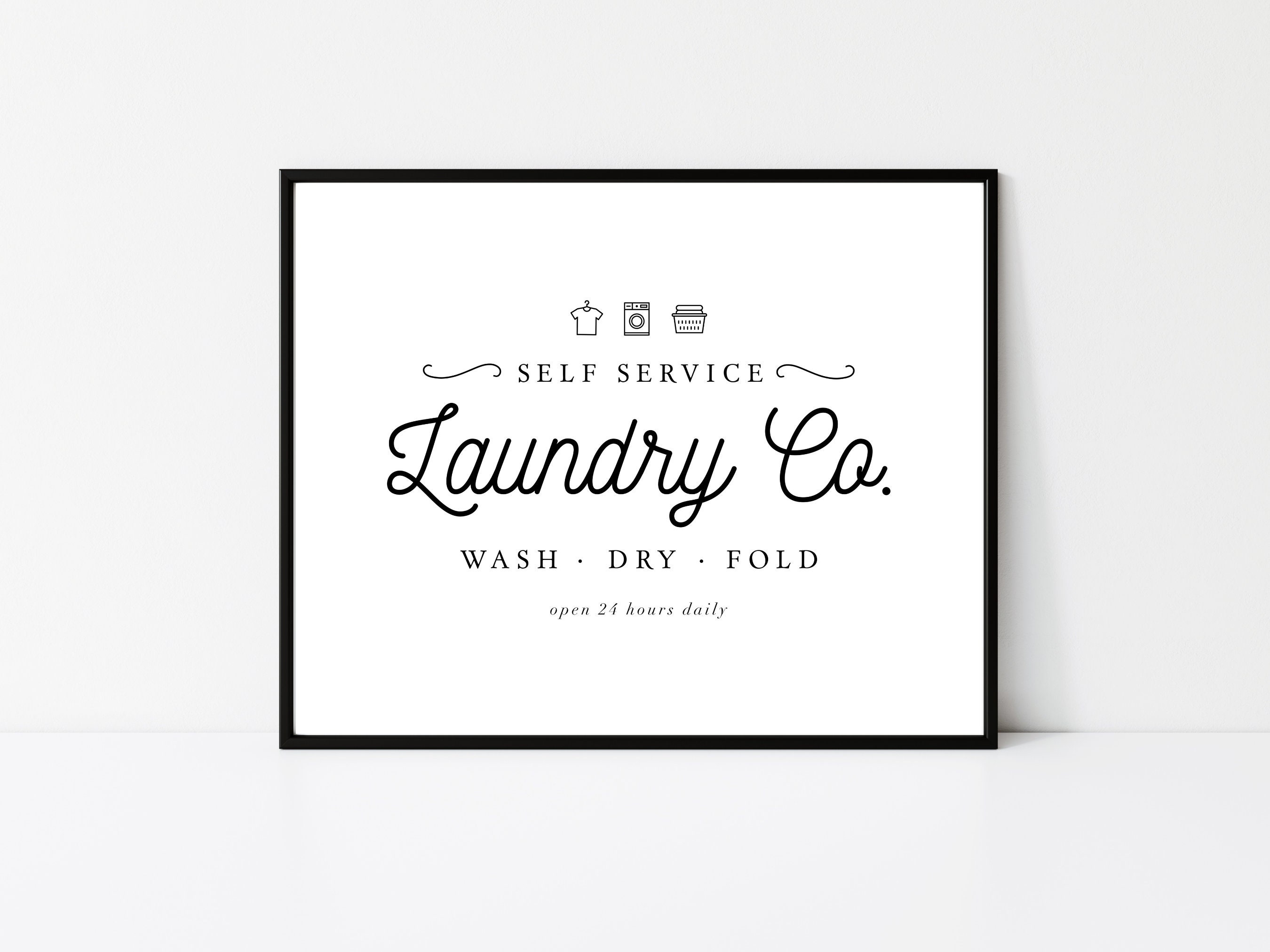 Wäsche Co Room Druckbare Wandkunst Home Decor Print | Etsy