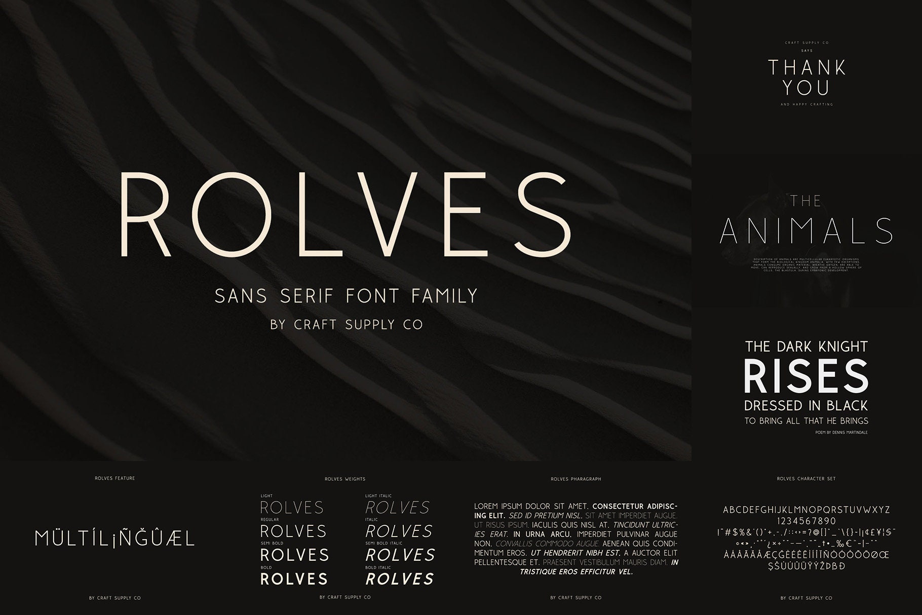 Elegant Sans Serif Font Bundle - Cricut Font, Silhouette Font, Canva ...