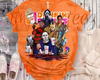 Personaggi spaventosi di Halloween Dunkin Donuts/PNG/Download/Sublimazione