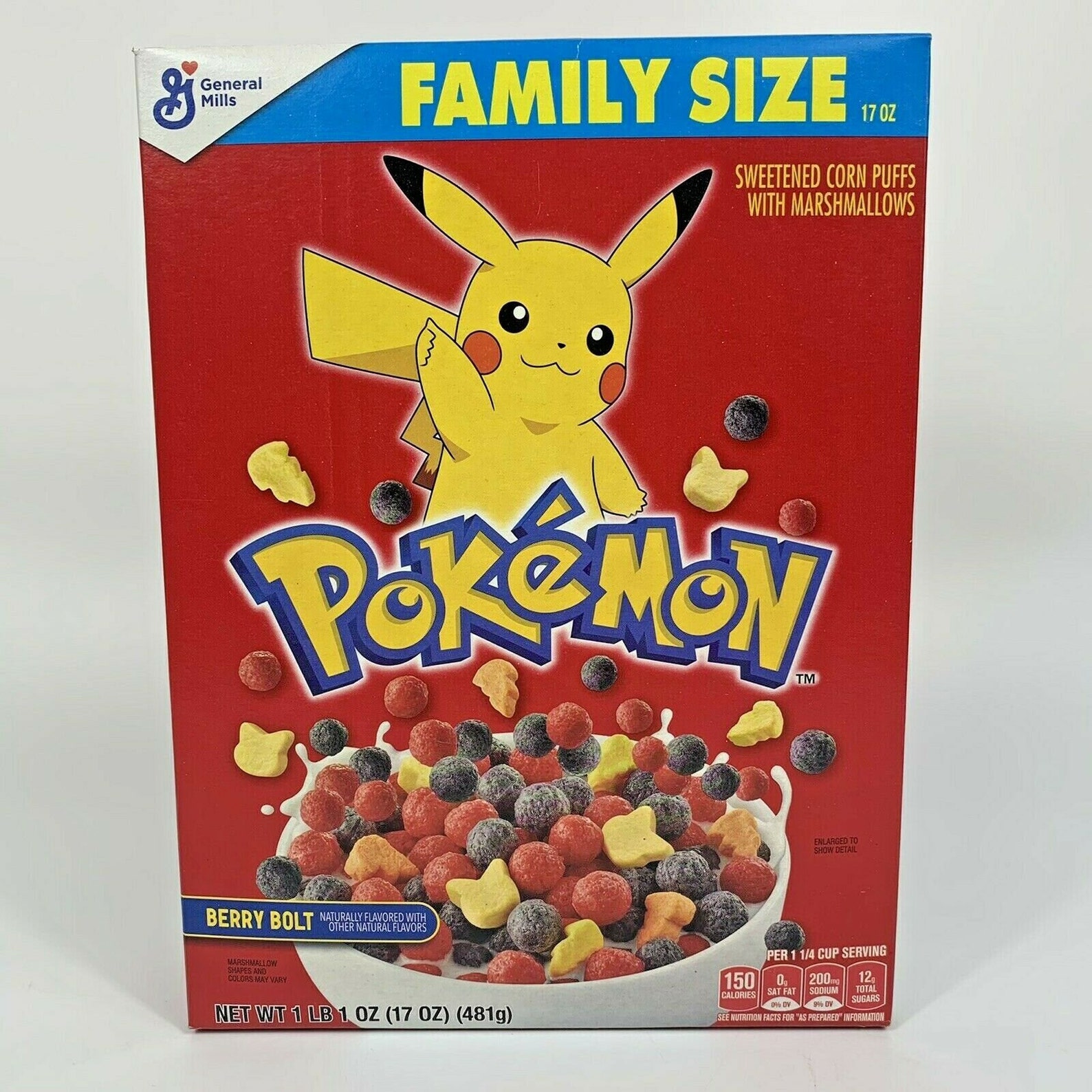 Pack Lot of Six 6 Pokemon Cereal Bolt Berry General Etsy