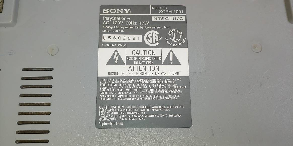 Sony Playstation 1 PSX PS1 With Parallel I/O Port Model Etsy