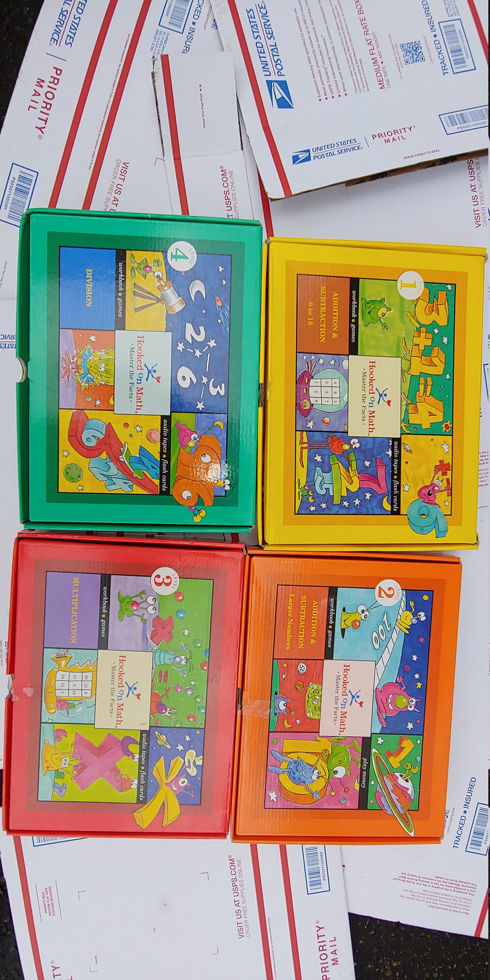 Hooked On Math Master the Facts Levels One Through Four Etsy