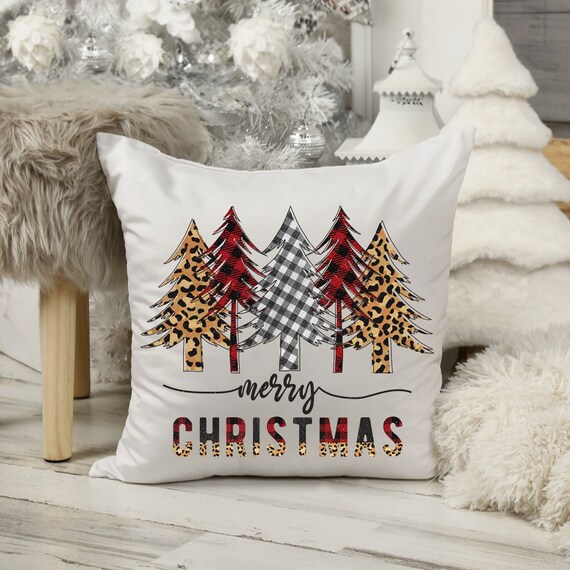 Buffalo check christmas pillows sales