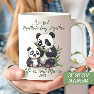 Our First Mothers Day Mug Personalized Names Coffee Cup for First Time Mom Gift Custom 1st Mother&#39;s Day Gifts from Baby Present for Mom Mug
