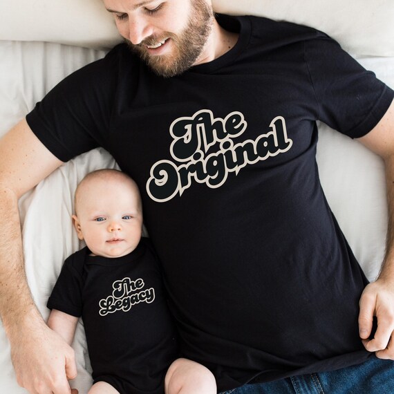 Matching Daddy Baby Mommy Shirts First Fathers Day Gift From Baby