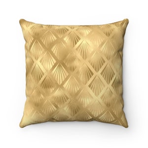 Elegant Gold Decorative Pillows for Home Decor Throw Pillows For Living Room Couch Gold Pillow Covers for Bedroom Accent Cushions Elegant