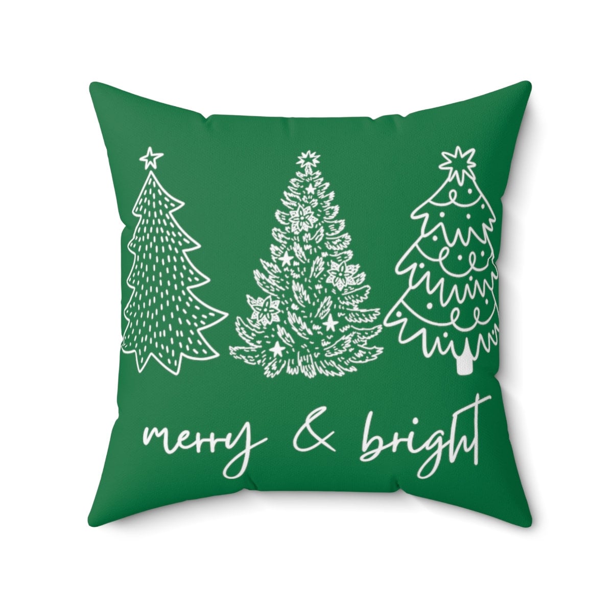 Christmas Tree Throw Pillows And Covers Merry & Bright Decorative…