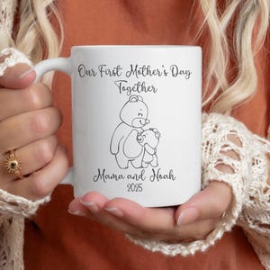 Our First Mothers Day Mug Personalized Names Coffee Cup for First Time Mom Gift Custom 1st Mother&#39;s Day Gifts from Baby Present for Mom Mug