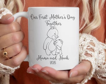 Personalized First Mother's Day Mug Custom Names Coffee Cup