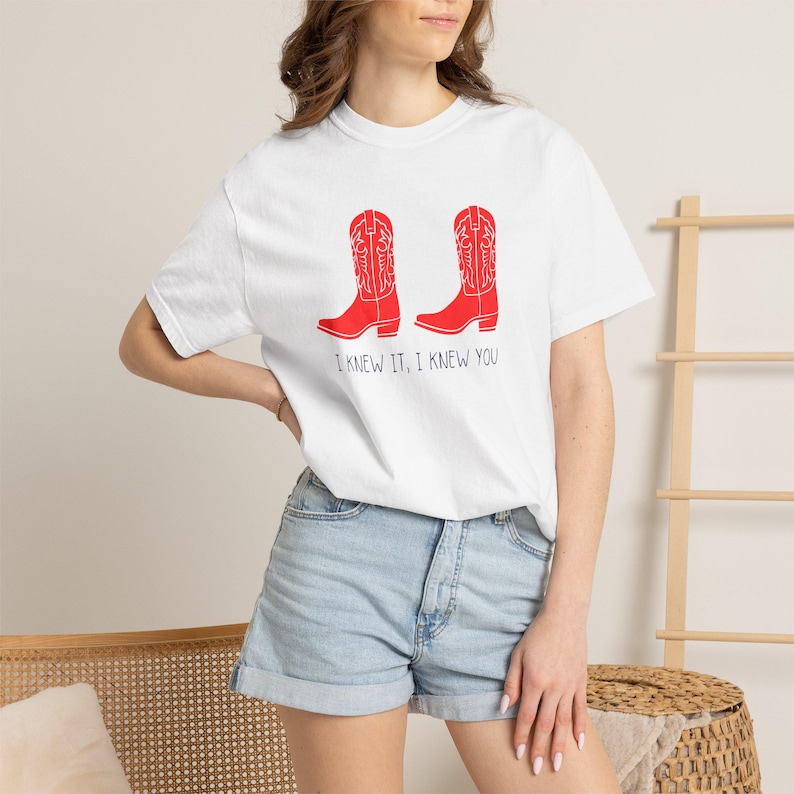 Graphic Tee | I Knew It I Knew You | Unisex Comfort Colors Tee image 1