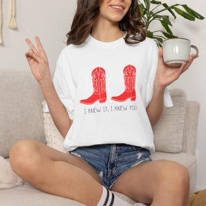 Graphic Tee | I Knew It I Knew You | Unisex Comfort Colors Tee image 2