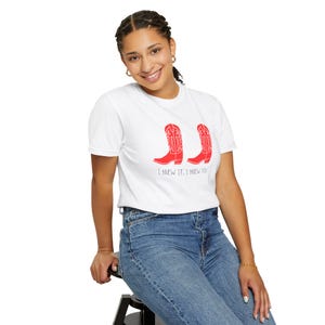 Graphic Tee | I Knew It I Knew You | Unisex Comfort Colors Tee image 4