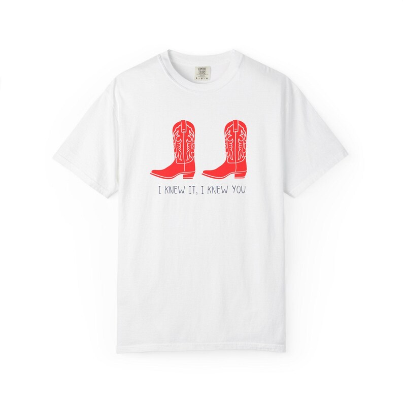 Graphic Tee | I Knew It I Knew You | Unisex Comfort Colors Tee image 6