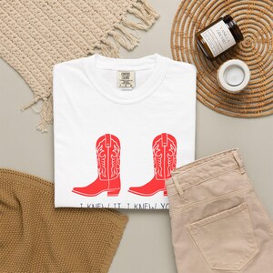 Graphic Tee | I Knew It I Knew You | Unisex Comfort Colors Tee image 5