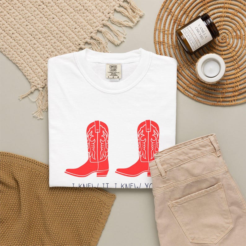 Graphic Tee | I Knew It I Knew You | Unisex Comfort Colors Tee image 5