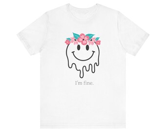 Unisex Jersey Short Sleeve Tee | Graphic Tee | Smiley