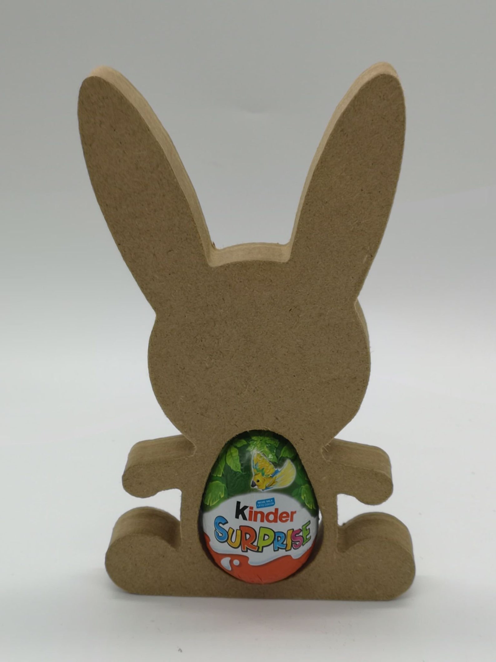 MDF Bunny Kinder Egg Holder Shaped Wooden MDF Kinder Egg Etsy