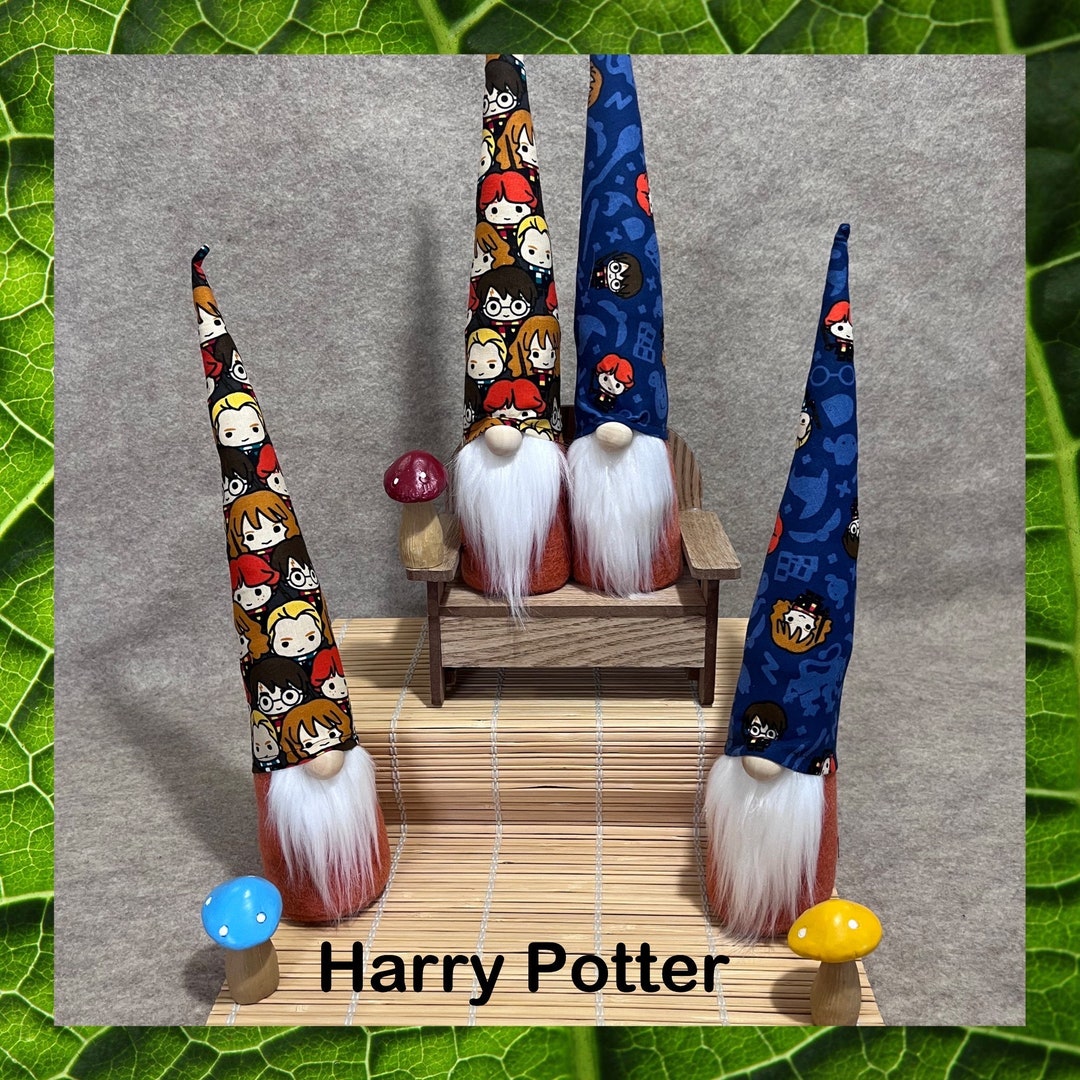 Harry Potter Gnome. Harry Potter. Handmade 13 Inches Tall. Etsy