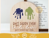 Father's Day Handprint Sign SVG, Father's Day SVG, Hands Down Sign Laser SVG, Father's Day Laser svg, Father's Day Sign svg, Commercial