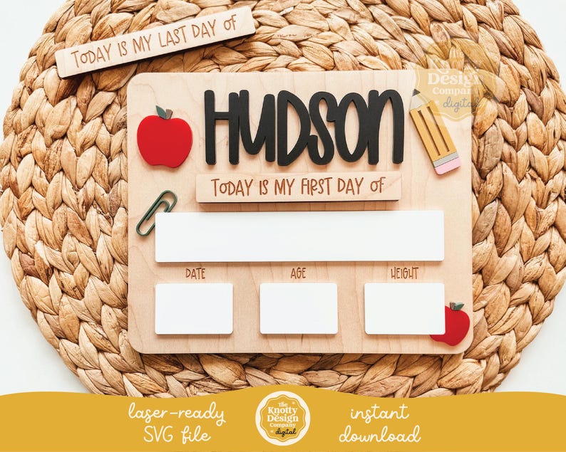 First Day of School Sign SVG, School Board SVG, Back to School Sign ...