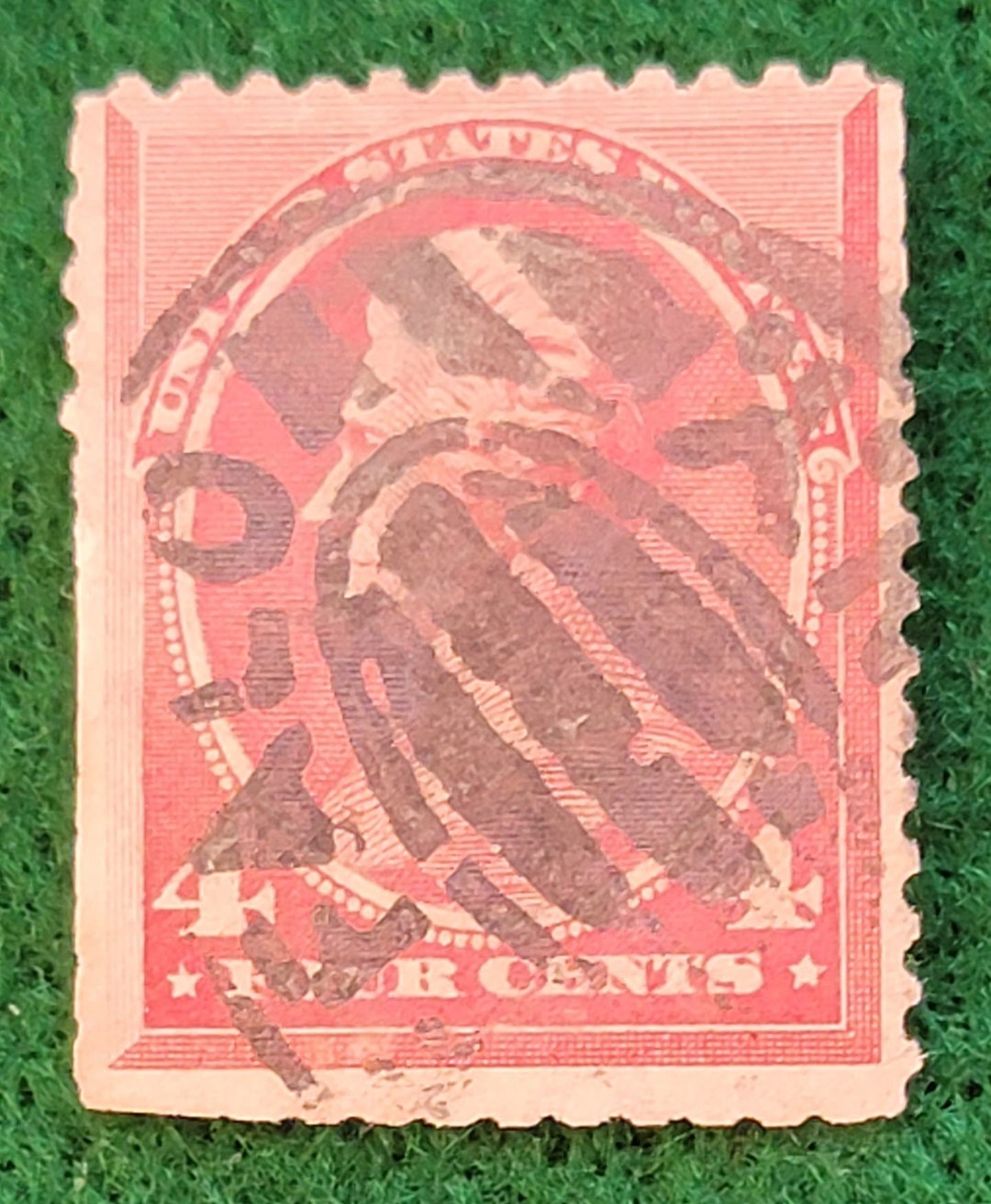 1888 Vintage Used 4c Jackson US Postage Stamp Etsy