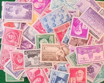 50 different US Mint Stamps from the 1940's