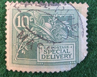 Vintage - US Stamps - Back of the Book - Special Delivery