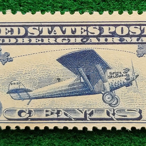 Vintage 1927 US Airmail Stamp