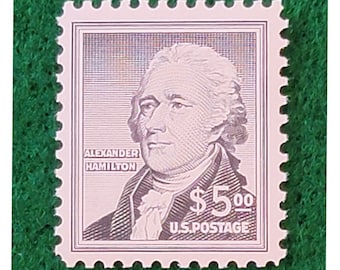 1956 Alexander Hamilton Liberty Series stamp - Scott #1053