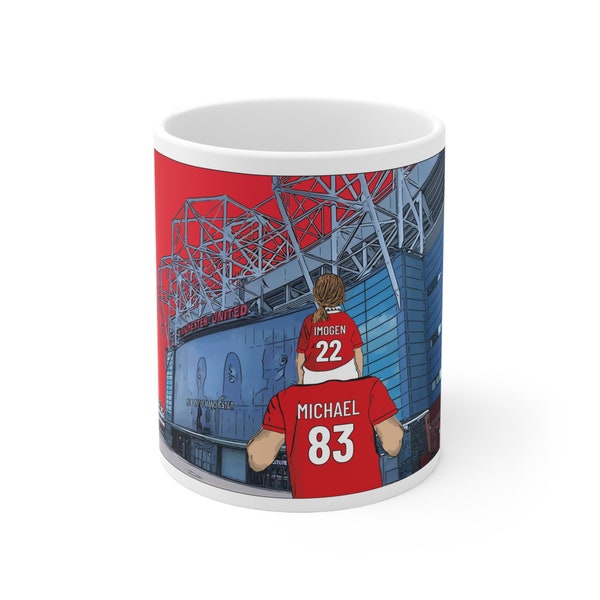 Mug Partisan Old Trafford United - 325 Ml, Design Détaillé Pour Supporters De Manchester United
