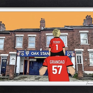 Personalisiertes Luton Town FC Fußball Geschenk, Selhurst Park Stadion Druck, PS-LUT