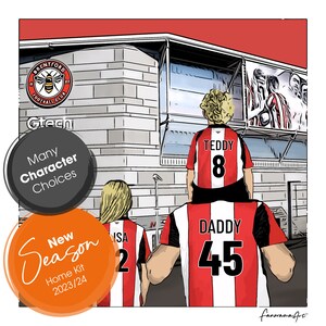 Personalisiertes Brentford Football Geschenk, Gtech Community Stadion Druck, PS-BRE