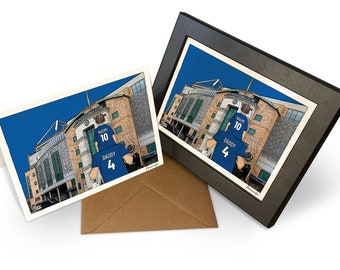 Chelsea Card - Personalised Stamford Bridge Stadium print perfect for Chelsea FC fans - Birthday, Fathers's Day card, PS-CHE