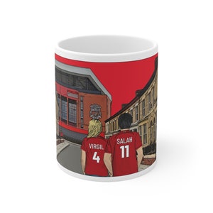 Personalized Liverpool FC Mug: Anfield Stadium Artwork