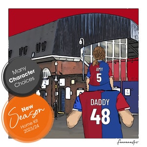 Regalo de fútbol personalizado del Crystal Palace FC, impresión del estadio Selhurst Park, PS-CRY