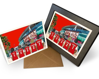 Arsenal Emirates Stadium Print: Personalized Football Fan Gift, PS-ARS