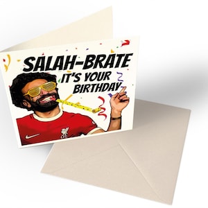 Carte d'anniversaire Salah, Salah-Brate c'est votre anniversaire