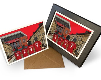 Anfield Stadium Print: Personalized Liverpool FC Gift, PS-LIV