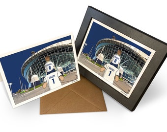 Tottenham Hotspur Card - Personalised Stadium print perfect for Spurs fans - Birthday, Fathers's Day card, PS-TOT