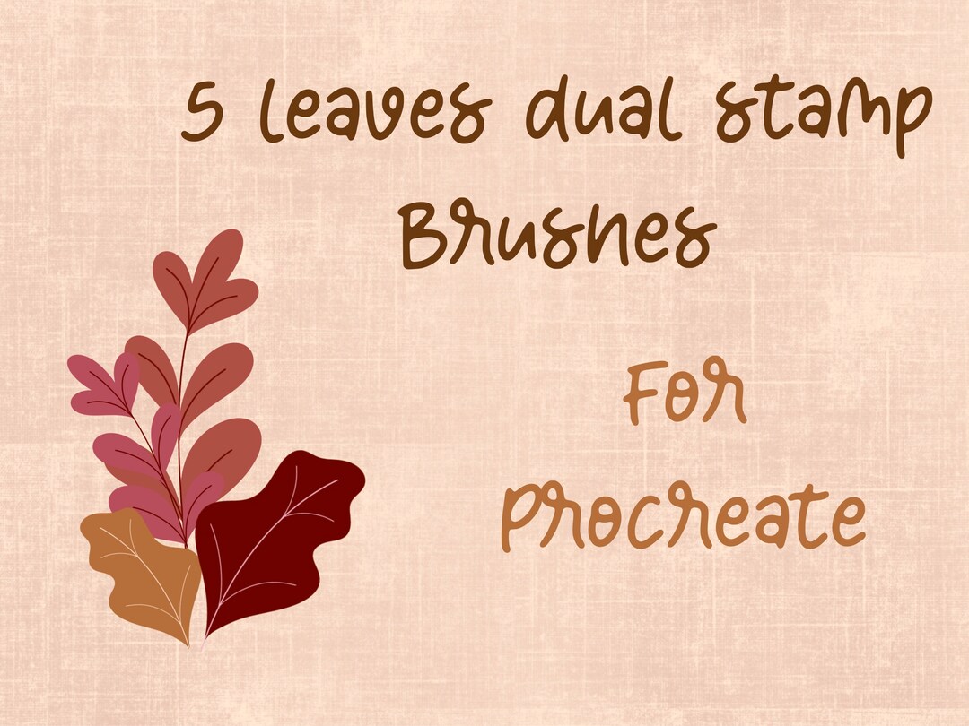 Autumn Leaves Procreate Bundle Brush | Procreate Brushes | Digital ...